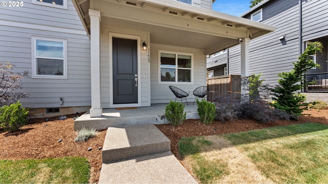 11649 SE Pleasant Valley Pkwy, Happy Valley, OR 97086 - property entrance with a porch