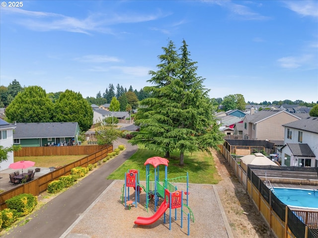 2290 N Irvine St, Cornelius, OR 97113 - view of play area with a residential view