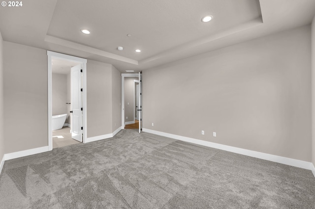 9238 N Incline Dr Unit Lt230, Camas, WA 98607 - carpeted empty room with a raised ceiling, recessed lighting, and baseboards