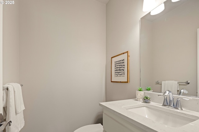 1408 Taylor St, Eugene, OR 97402 - half bathroom featuring vanity and toilet
