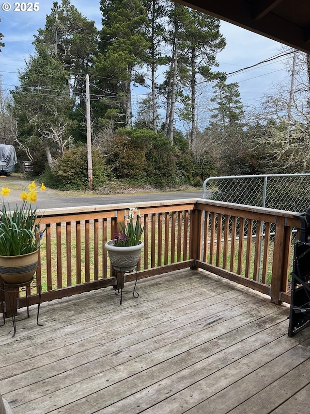 view of deck