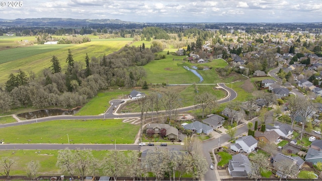 bird's eye view featuring a residential view