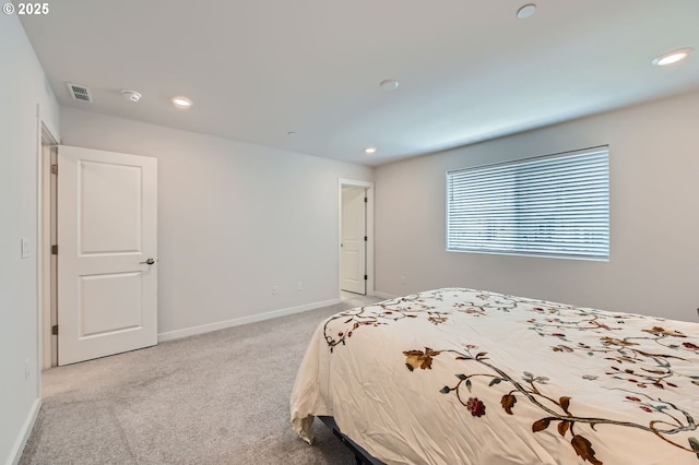 12935 SW Tabor Ter, Beaverton, OR 97007 - bedroom with light carpet and recessed lighting