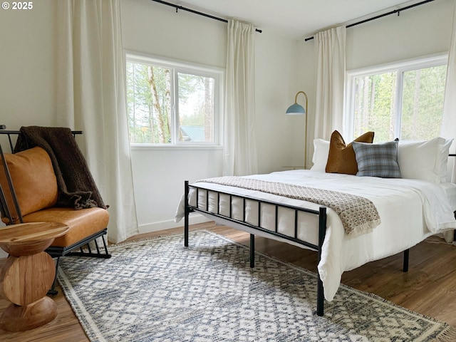 23610 E Gumjuwac Rd, Brightwood, OR 97011 - bedroom featuring wood finished floors and baseboards
