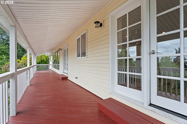 3025 SW Wallula Ave, Gresham, OR 97080 - wooden porch with french doors
