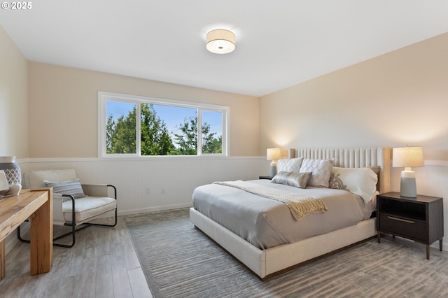 3025 SW Wallula Ave, Gresham, OR 97080 - bedroom with wainscoting and wood finished floors