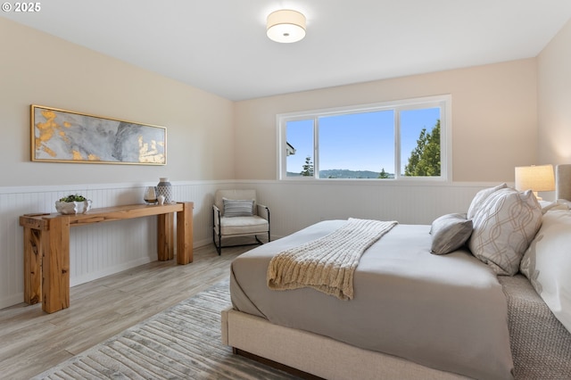 3025 SW Wallula Ave, Gresham, OR 97080 - bedroom with wood finished floors and a wainscoted wall