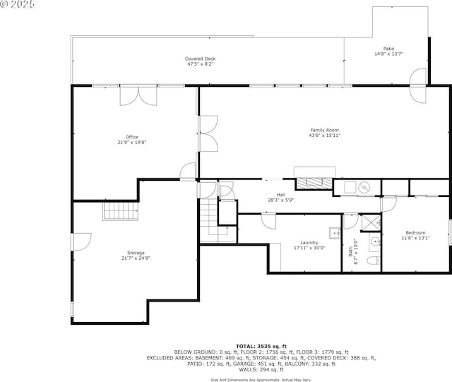 3025 SW Wallula Ave, Gresham, OR 97080 - view of floor plan / room layout