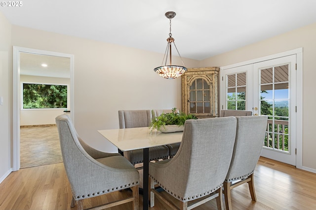 3025 SW Wallula Ave, Gresham, OR 97080 - dining space featuring plenty of natural light, french doors, and light wood-type flooring