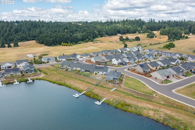 5300 Davis St SE, Turner, OR 97392 - aerial perspective of suburban area featuring a large body of water