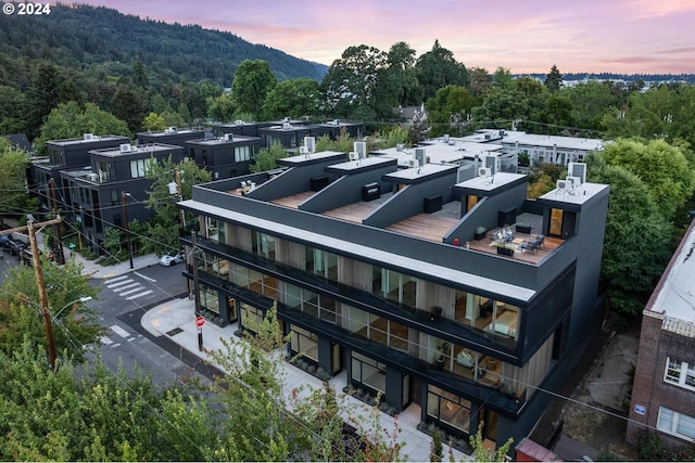 2795 NW Thurman St, Portland, OR 97210 - aerial view at dusk of a view of trees