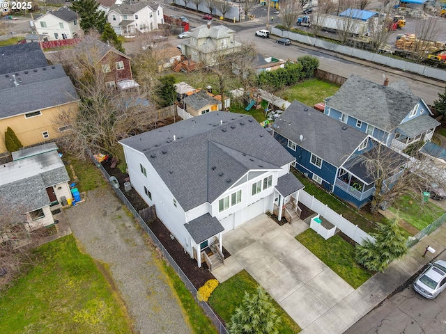 9911 SE Duke St, Portland, OR 97266 - bird's eye view featuring a residential view