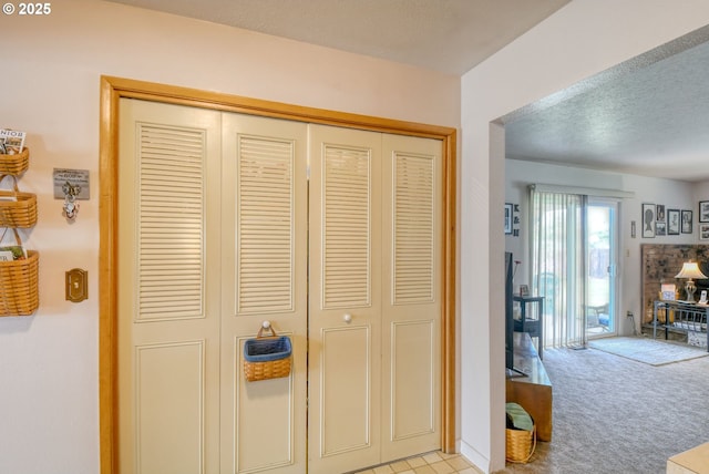 1318 SW 39th Ave, Pendleton, OR 97801 - hallway featuring light carpet and a textured ceiling