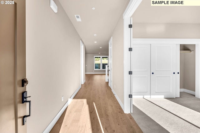 17301 SW Atfalati Ln Unit 38, Sherwood, OR 97140 - hall with wood finished floors and recessed lighting