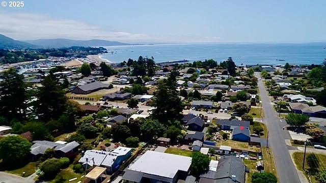 330 Maple St, Brookings, OR 97415 - aerial view of property's location with a water and mountain view and nearby suburban area