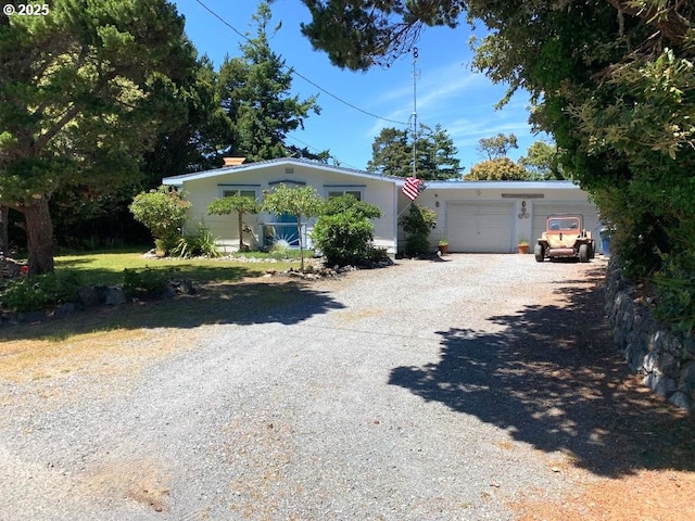 ranch-style house with a garage