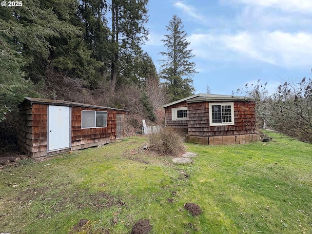 14755 S Graves Rd, Mulino, OR 97042 - view of yard featuring an outdoor structure
