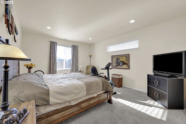 760 S 52nd St, Springfield, OR 97478 - carpeted bedroom featuring recessed lighting and baseboards