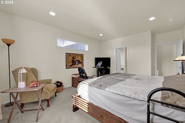 760 S 52nd St, Springfield, OR 97478 - bedroom featuring carpet, recessed lighting, baseboards, and an office area