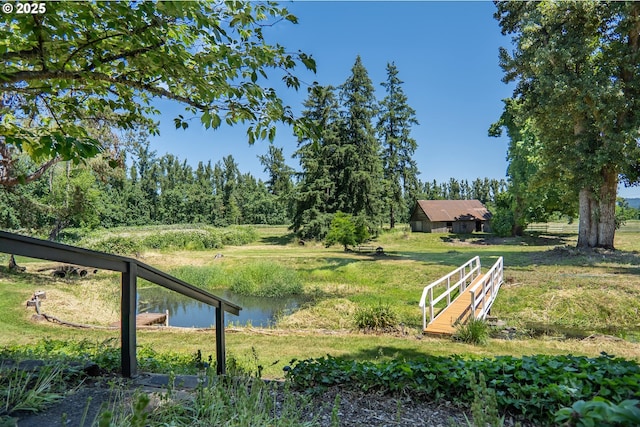 8758 Thurston Rd, Springfield, OR 97478 - view of yard with a water view