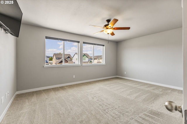 1502 Timothy St, Philomath, OR 97370 - carpeted spare room featuring ceiling fan and baseboards