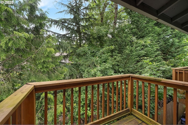 3925 SW Multnomah Blvd Unit 204, Portland, OR 97219 - view of wooden deck
