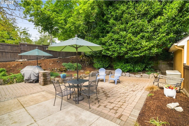 3305 NE Siskiyou St, Portland, OR 97212 - view of patio / terrace with grilling area and outdoor dining area