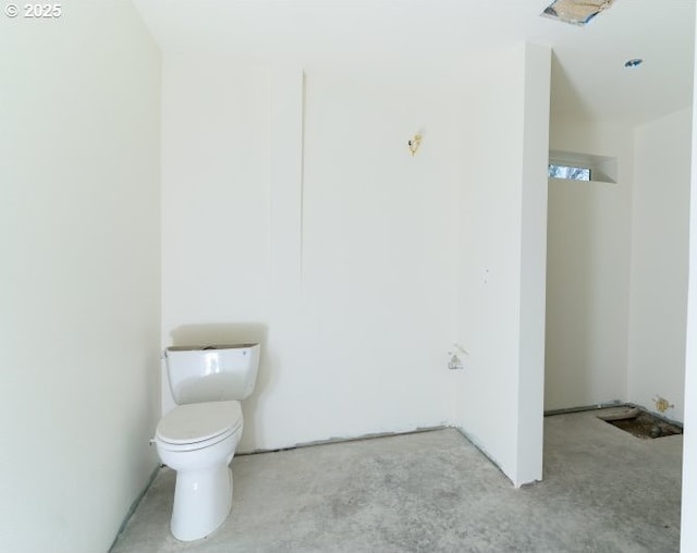 305 N Main St, Halfway, OR 97834 - bathroom with toilet and concrete flooring