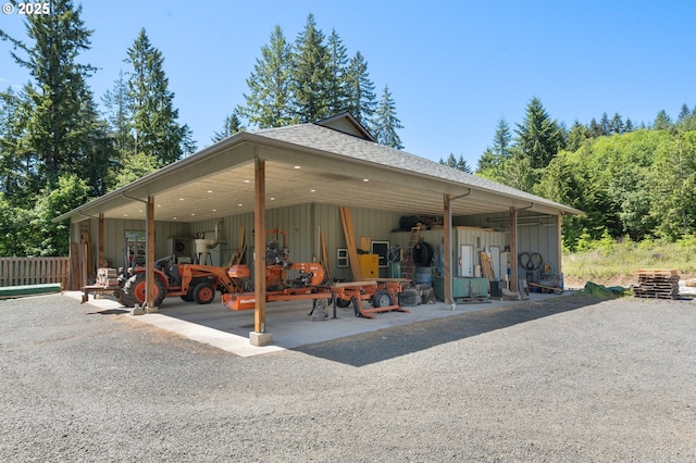 66020 Meissner Rd, Deer Island, OR 97054 - view of patio / terrace featuring a carport