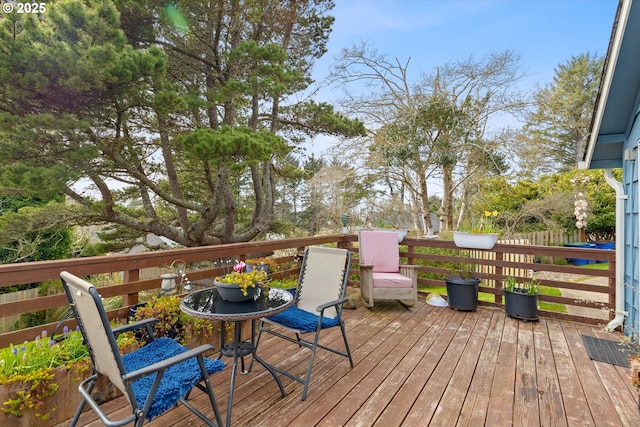 view of deck