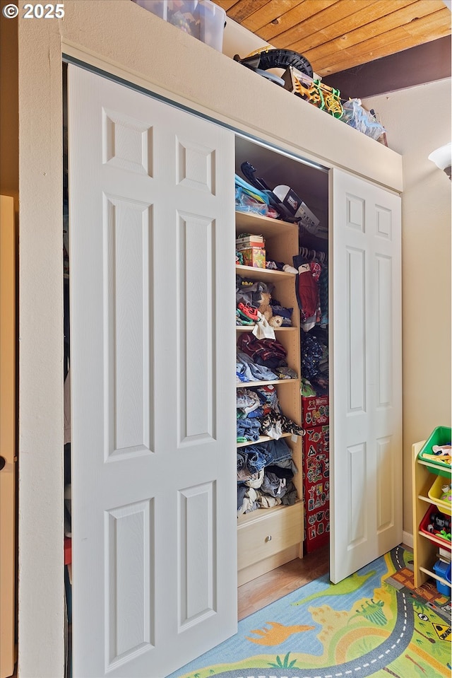 view of closet