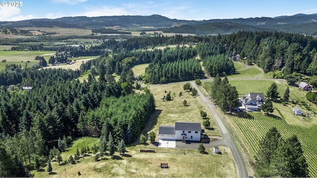 25053 Larson Rd, Monroe, OR 97456 - view of rural area featuring mountains and farmland