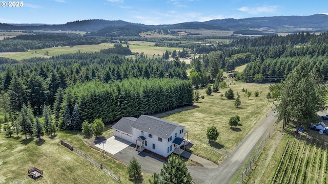 25053 Larson Rd, Monroe, OR 97456 - aerial view of sparsely populated area featuring mountains