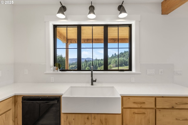 25053 Larson Rd, Monroe, OR 97456 - kitchen featuring dishwasher, healthy amount of natural light, and light countertops