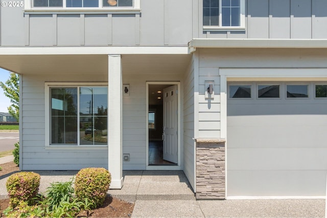 1803 35th Ave, Forest Grove, OR 97116 - doorway to property with board and batten siding
