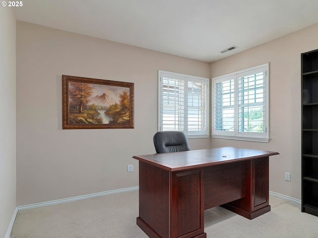 8833 SE Bristol Park Dr, Happy Valley, OR 97086 - office with baseboards and light carpet