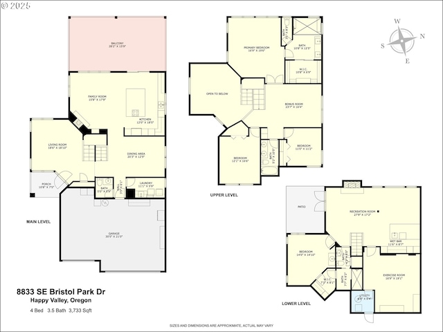 8833 SE Bristol Park Dr, Happy Valley, OR 97086 - view of room layout