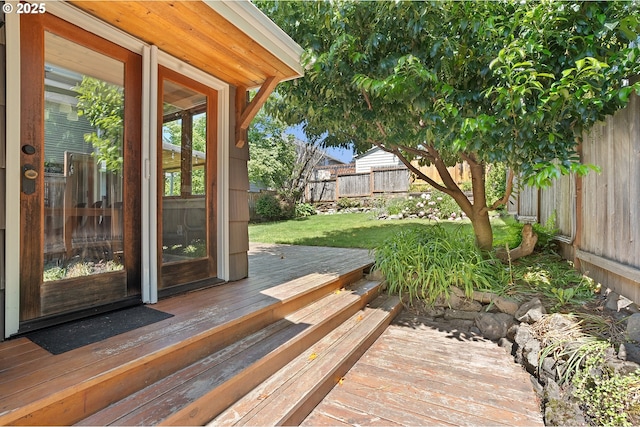 3915 SE Lambert St, Portland, OR 97202 - view of deck