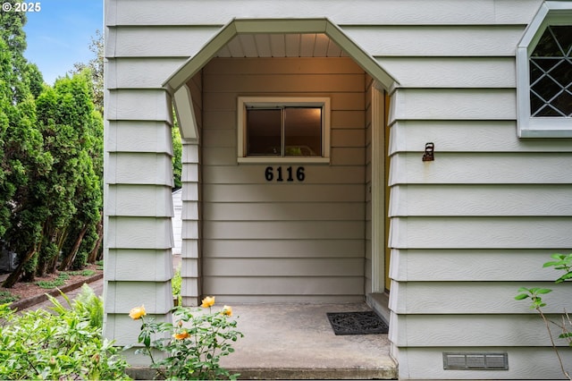 6116 SE 36th Ave, Portland, OR 97202 - view of exterior entry