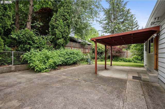6116 SE 36th Ave, Portland, OR 97202 - fenced backyard featuring a patio area