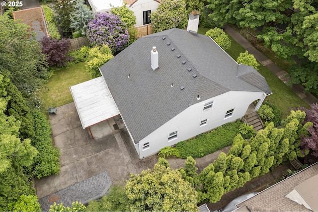 6116 SE 36th Ave, Portland, OR 97202 - aerial view of property and surrounding area
