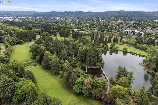 6116 SE 36th Ave, Portland, OR 97202 - aerial view of a local golf course and a water and mountain view