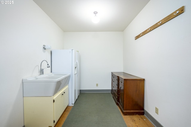 laundry area featuring sink