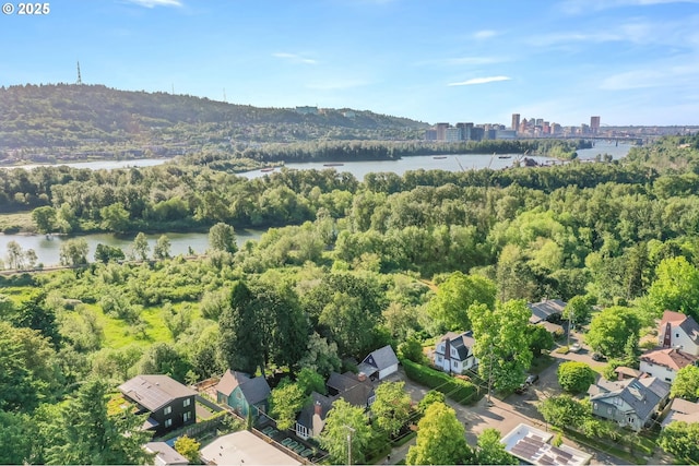 6209 SE 13th Ave, Portland, OR 97202 - drone / aerial view of a large body of water and a forest