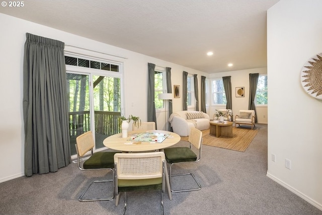 13037 SW Ascension Dr, Portland, OR 97223 - carpeted dining room featuring recessed lighting and baseboards
