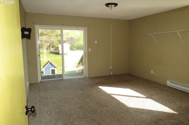 1817 Shamrock Dr, Centralia, WA 98531 - carpeted empty room with baseboard heating