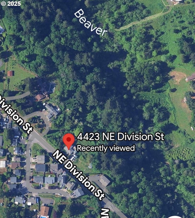 aerial map of property and surrounding area