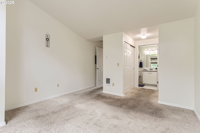 17532 NW Springville Rd Unit D8, Portland, OR 97229 - spare room with light colored carpet and baseboards