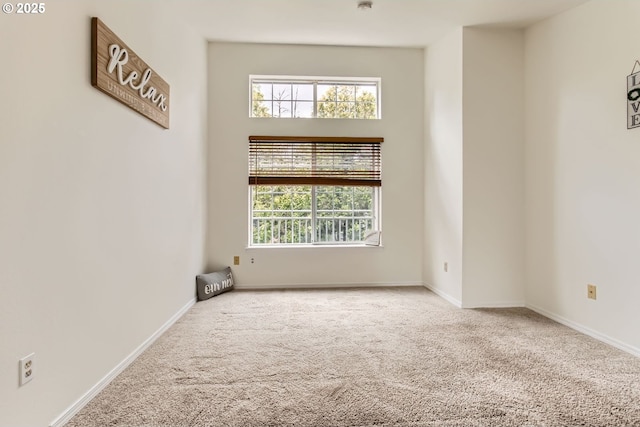 17532 NW Springville Rd Unit D8, Portland, OR 97229 - spare room with carpet flooring and a smoke detector