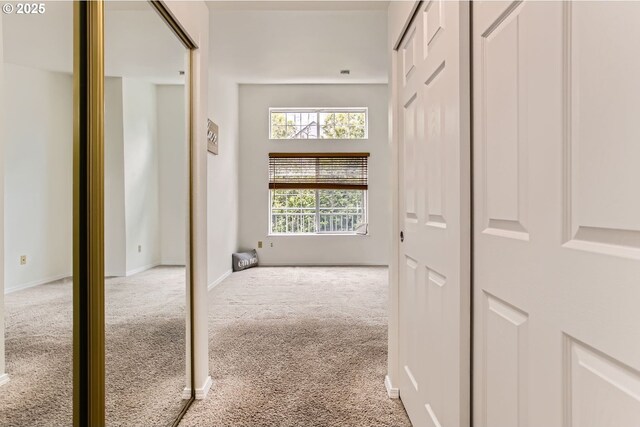 17532 NW Springville Rd Unit D8, Portland, OR 97229 - corridor with carpet floors and baseboards